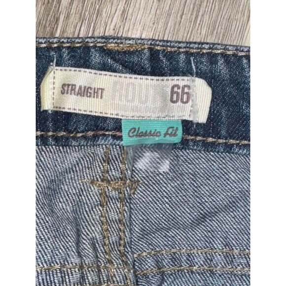 Womens Size 16 Distressed Straight Leg Jeans Classic Fit - Picture 3 of 9